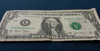 dollar bill values serial number